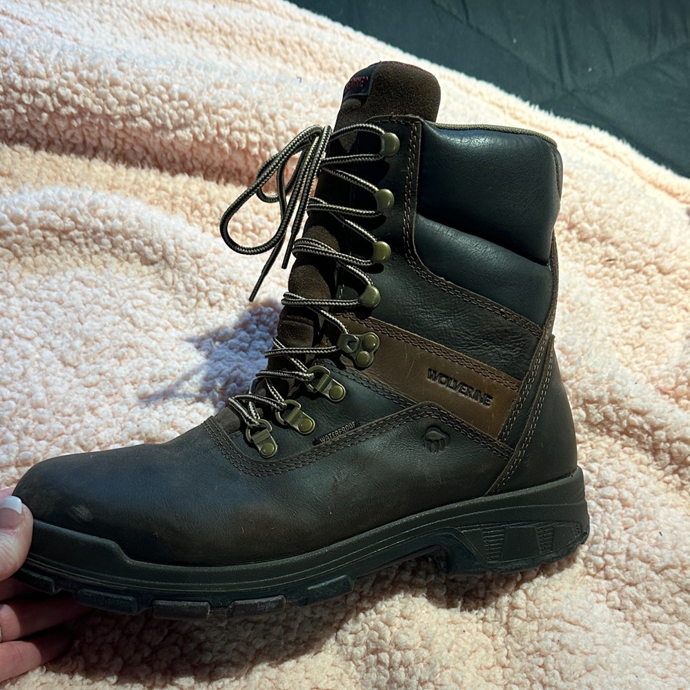 Wolverine Men's Dark Brown Lace-Up Boots - Picture 5 of 12